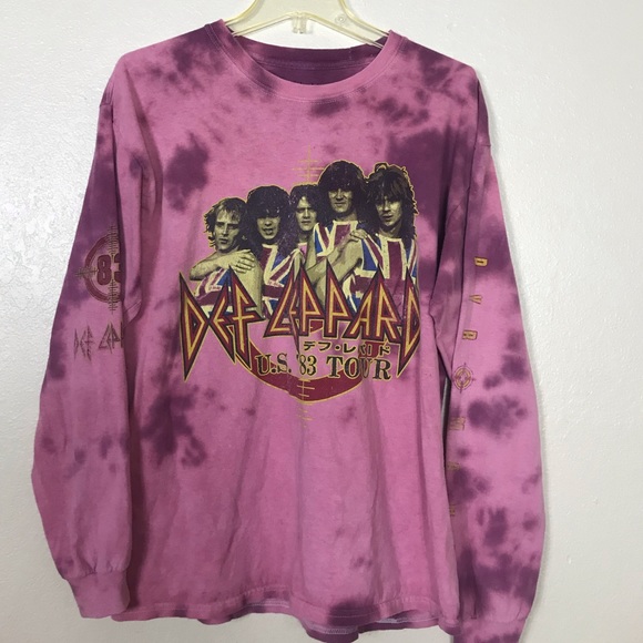 def leppard Other - RARE Def Leppard 83 US tour longsleeve tee L